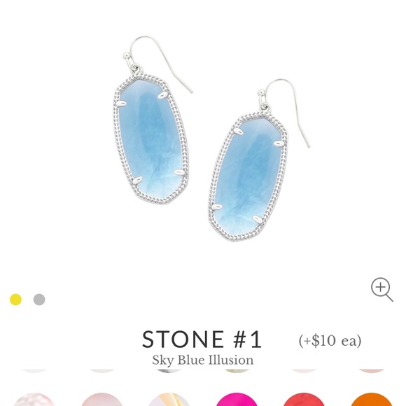 NWOT! Kendra Scott Elle Earrings - Picture 3 of 3